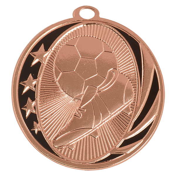 2" Soccer Midnight Star Medal – item MS707 image 3