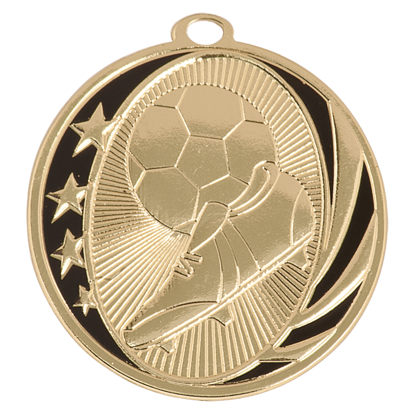 2" Soccer Midnight Star Medal – item MS707