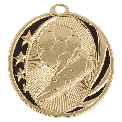 2" Soccer Midnight Star Medal – item MS707