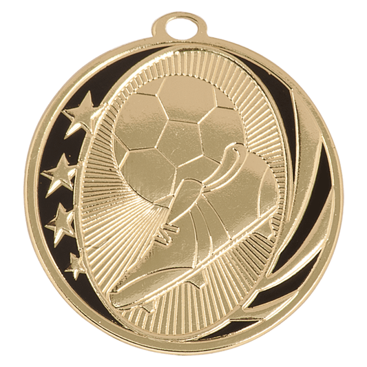 2" Soccer Midnight Star Medal – item MS707