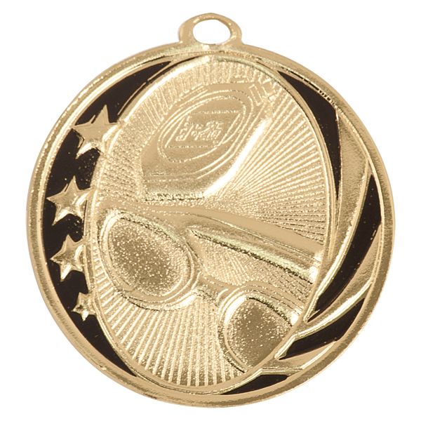 2" Swimming Midnight Star Medal – item MS708