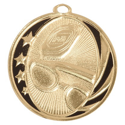 2" Swimming Midnight Star Medal – item MS708