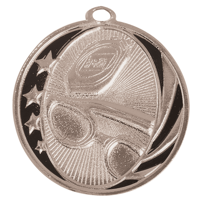2" Swimming Midnight Star Medal – item MS708 image 2