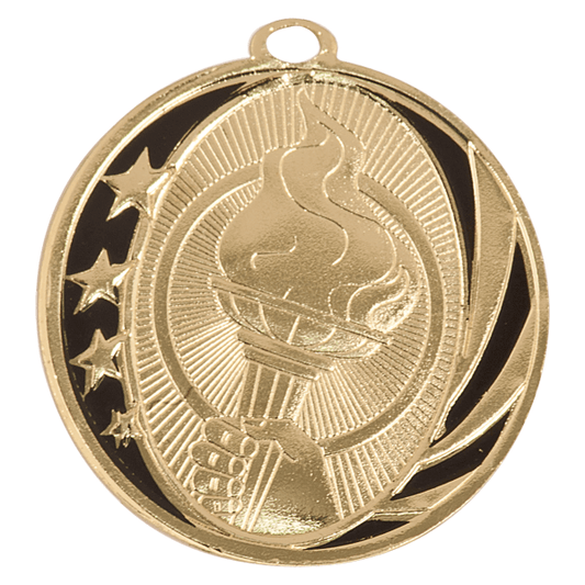 2" Placement Midnight Star Medal – item MS709