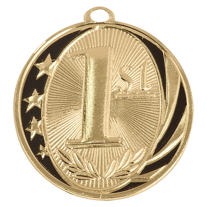 2" Placement Midnight Star Medal – item MS713