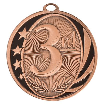 2" Placement Midnight Star Medal – item MS715