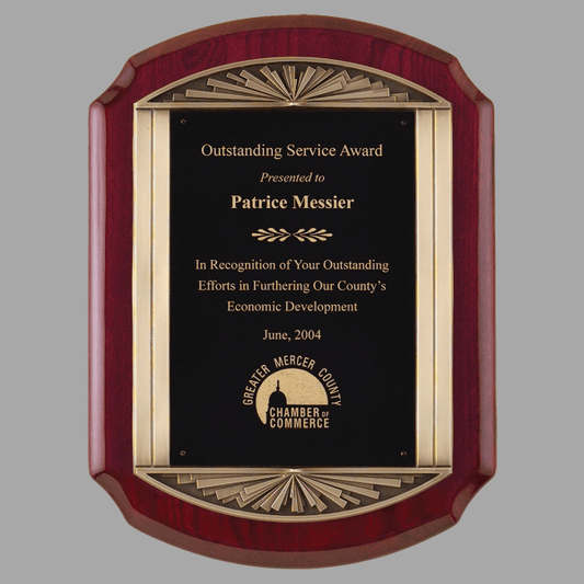 11" x 15" Piano Bronze Frame Black Engraving Plaque – item P4137