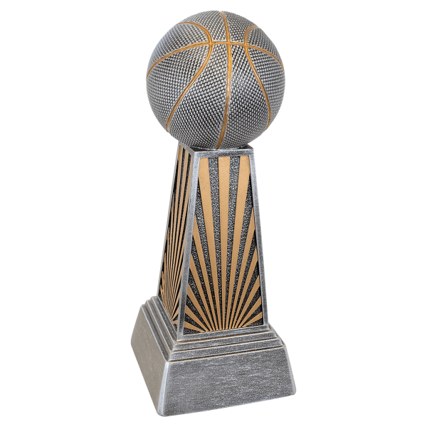 9-0.875" Basketball Imperial Resin Award – item PLR122