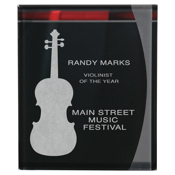 8.75" X 11.75 Lustre Plaque Acrylic – item PLX833C