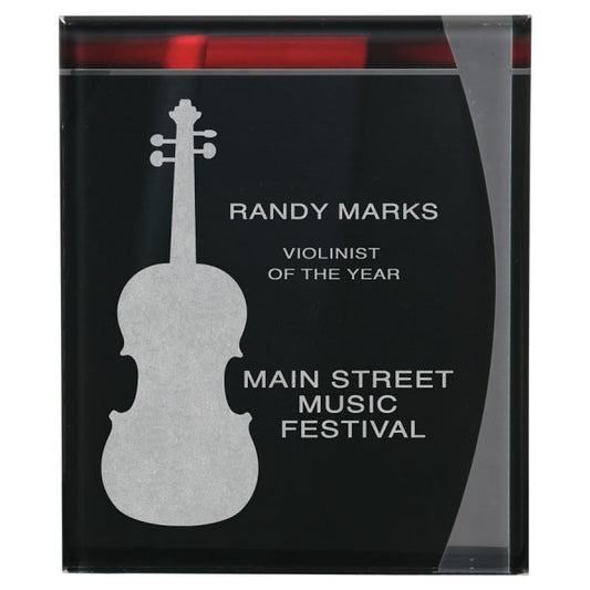 8.75" X 11.75 Lustre Plaque Acrylic – item PLX833C