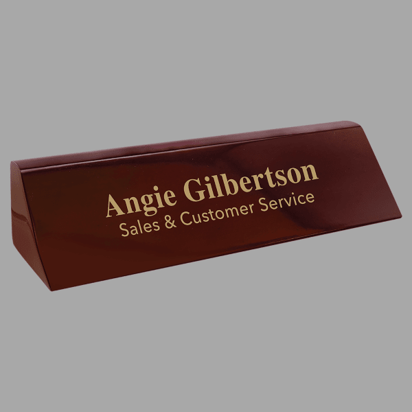 Rosewood Piano Finish Desk Wedge – item PNA28
