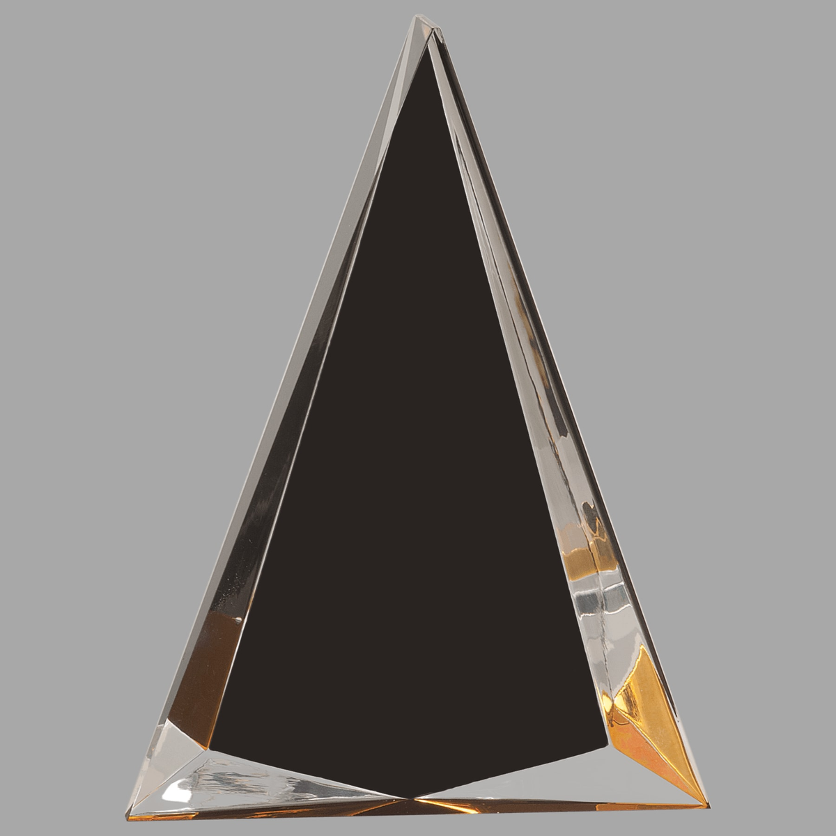 6" x 8" Black/Gold Pinnacle Acrylic — PNL11BK