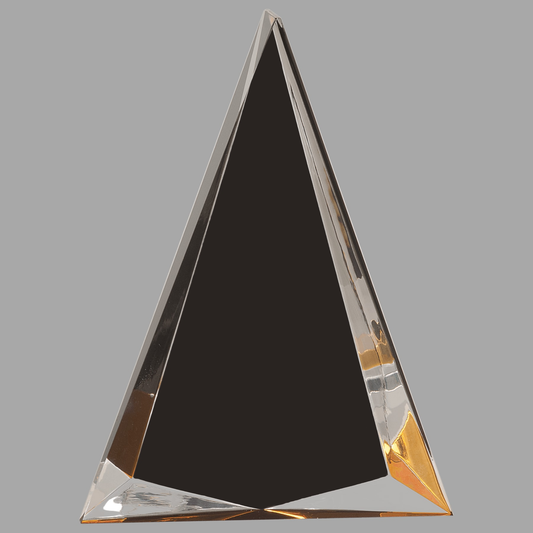 6" x 8" Black/Gold Pinnacle Acrylic — PNL11BK