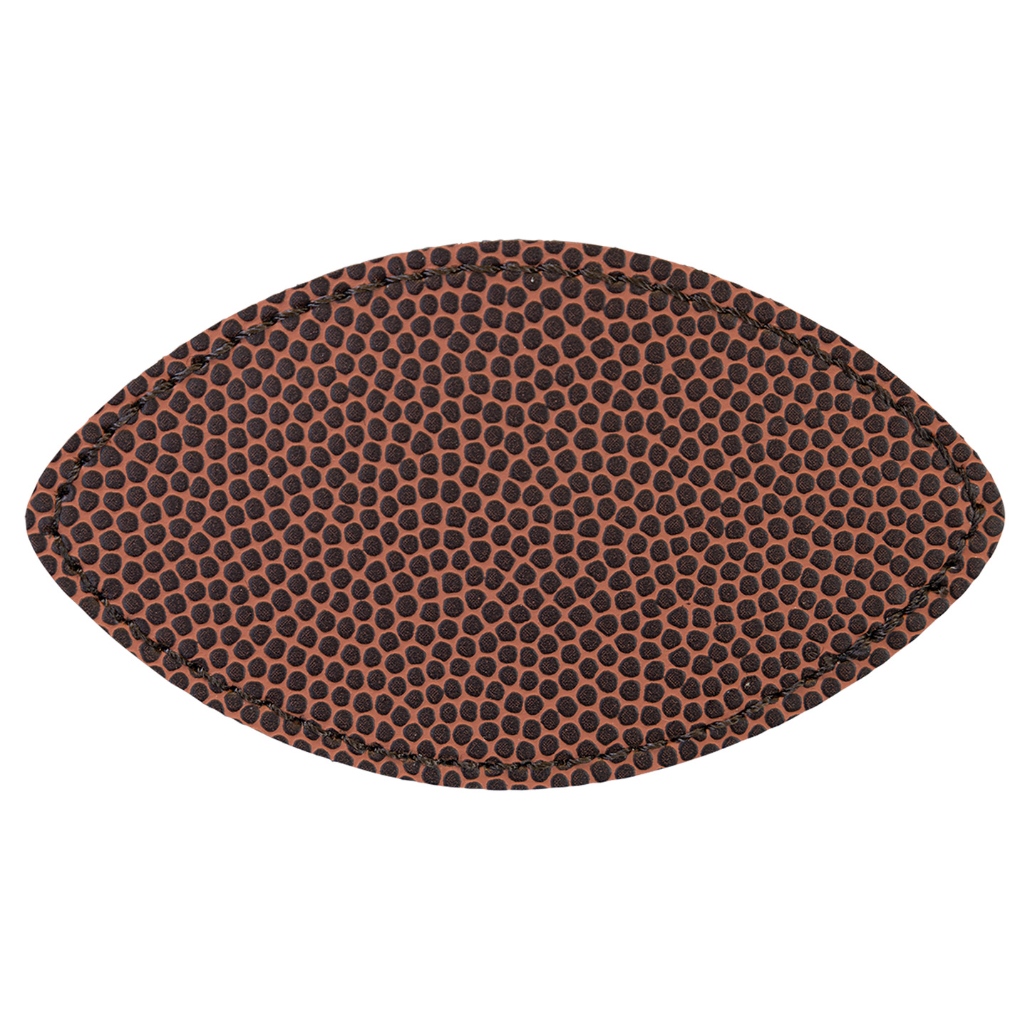 3" x 2" Football Rectangle Leatherette Patch with Kota Pro – item PTH185 image 3