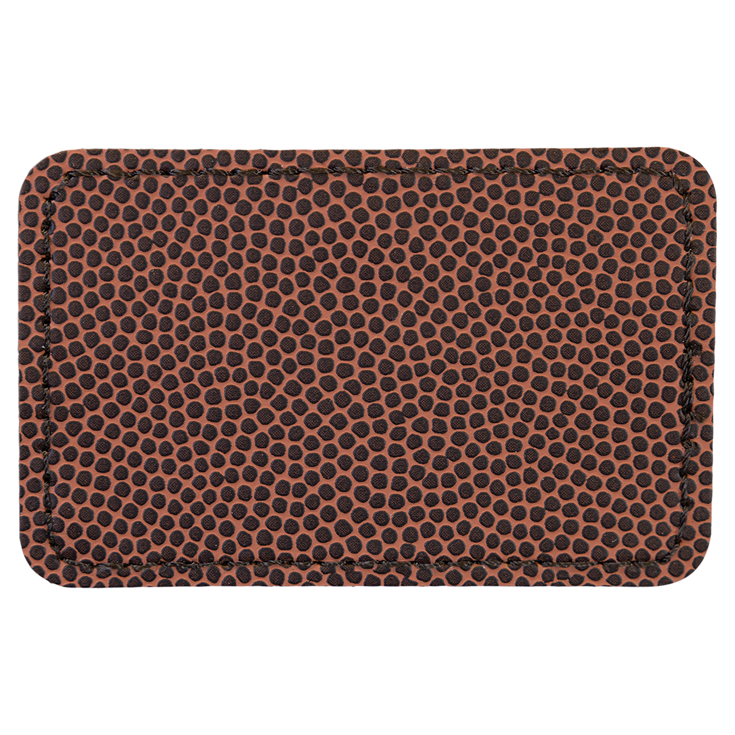 3" x 2" Football Rectangle Leatherette Patch with Kota Pro – item PTH185 image 4
