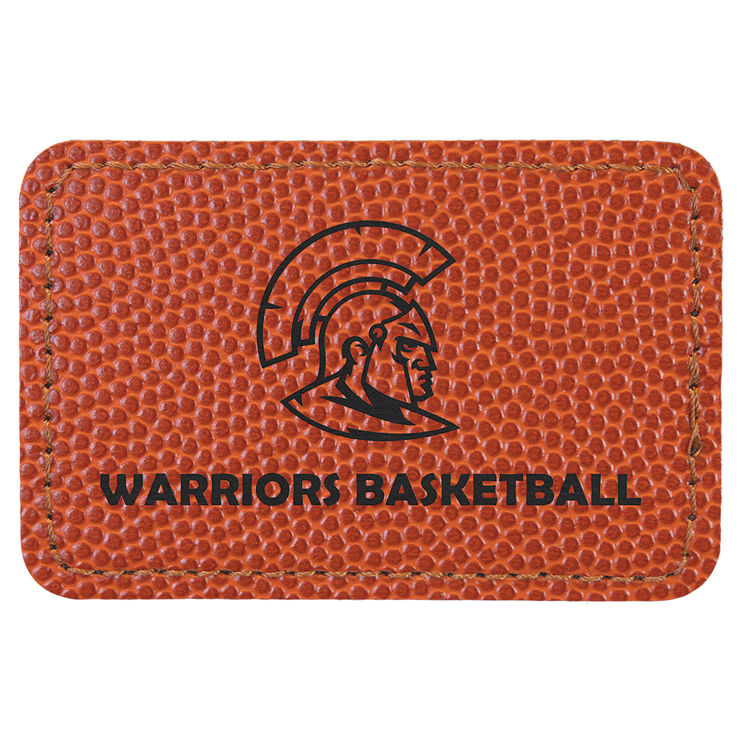 3" x 2" Football Rectangle Leatherette Patch with Kota Pro – item PTH186