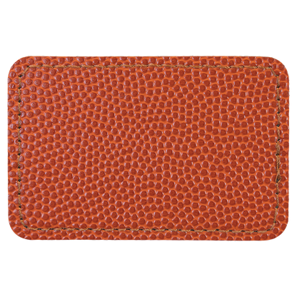 3" x 2" Football Rectangle Leatherette Patch with Kota Pro – item PTH186 image 2