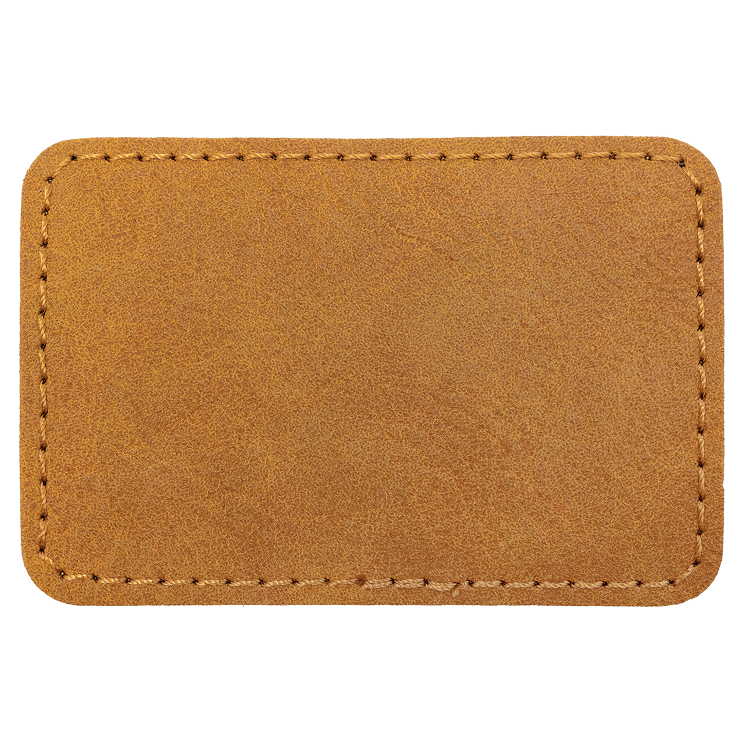 3" x 2" Light Rectangle Leatherette Patch Premier – item PTH187 image 3