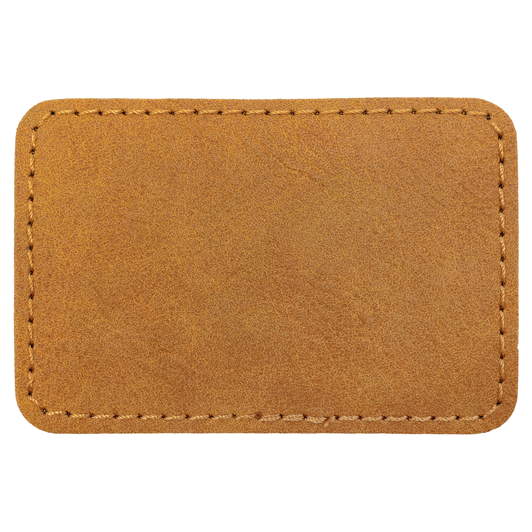 3" x 2" Light Rectangle Leatherette Patch Premier – item PTH187 image 3