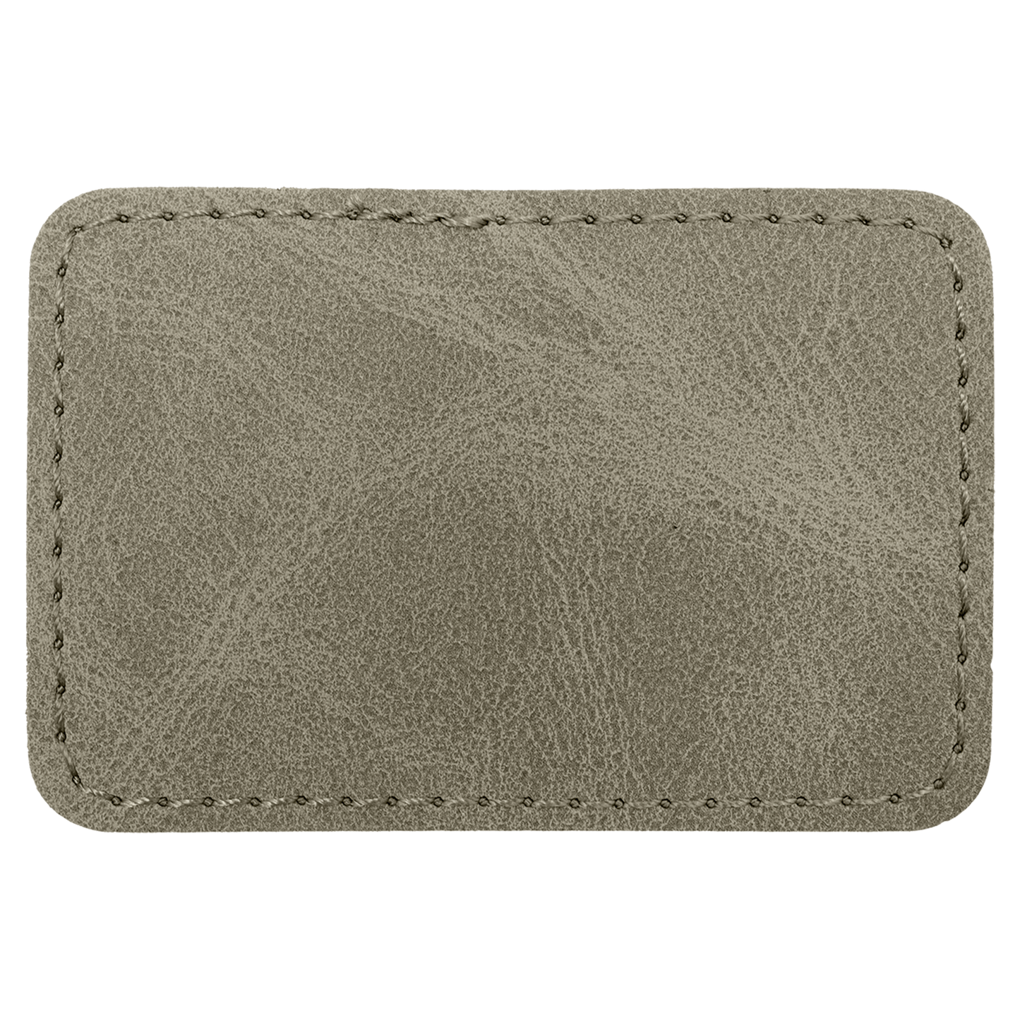 3" x 2" Light Green Rectangle Leatherette Patch Premier – item PTH195 image 3