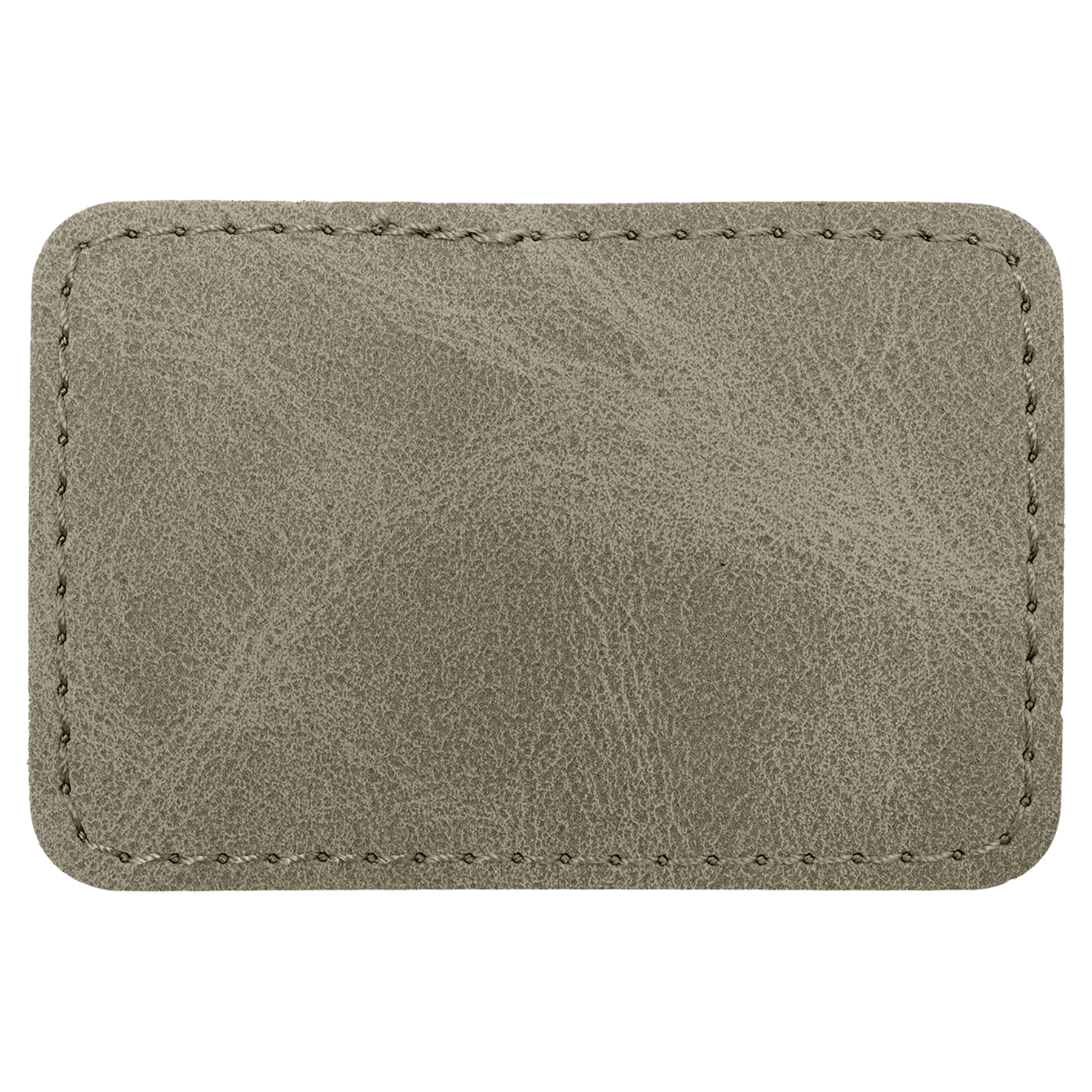 3" x 2" Light Green Rectangle Leatherette Patch Premier – item PTH195 image 3