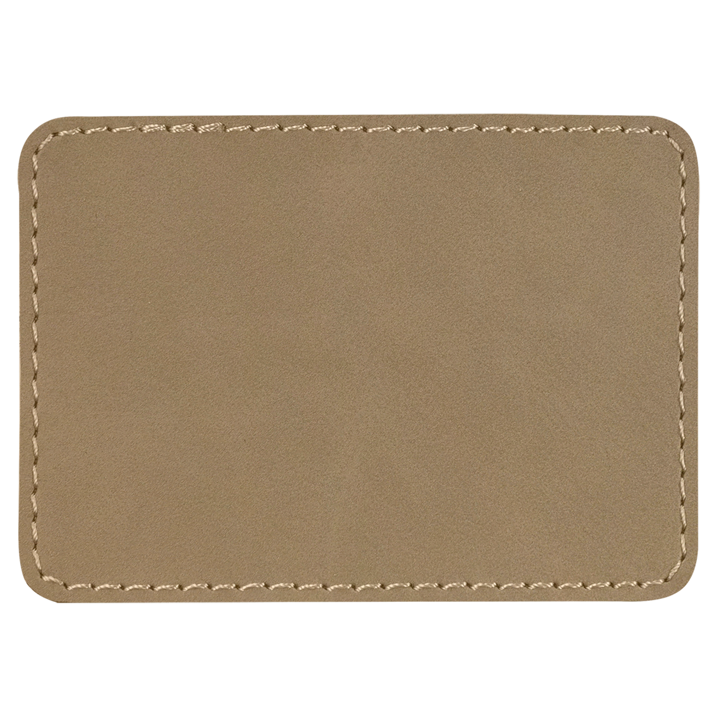 3.5" x 2.5" Light Brown Rectangle Patch with Adhesive – item PTH201 image 3