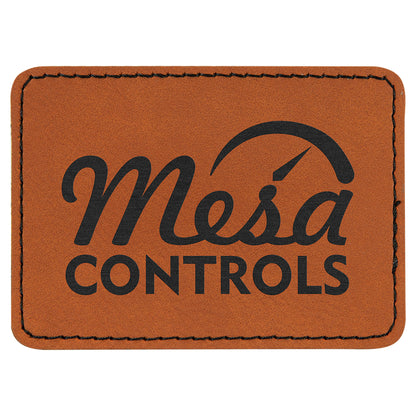 3.5" x 2.5" Rectangle Patch with Adhesive – item PTH202 image 2