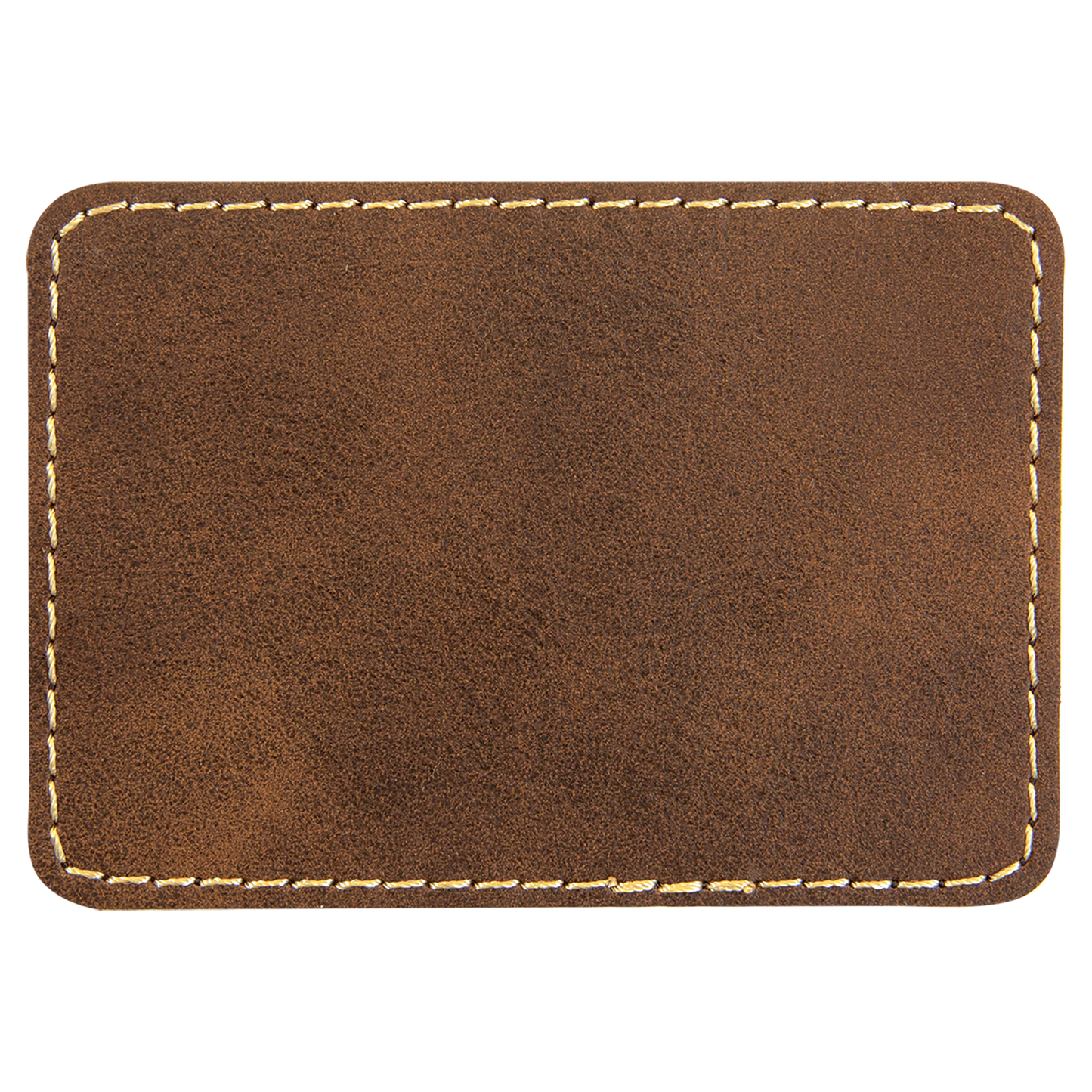 3.5" x 2.5" /Gold Rectangle Patch with Adhesive – item PTH210 image 2