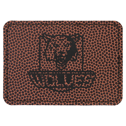 3.5" x 2.5" Football Rectangle Patch with Adhesive – item PTH215