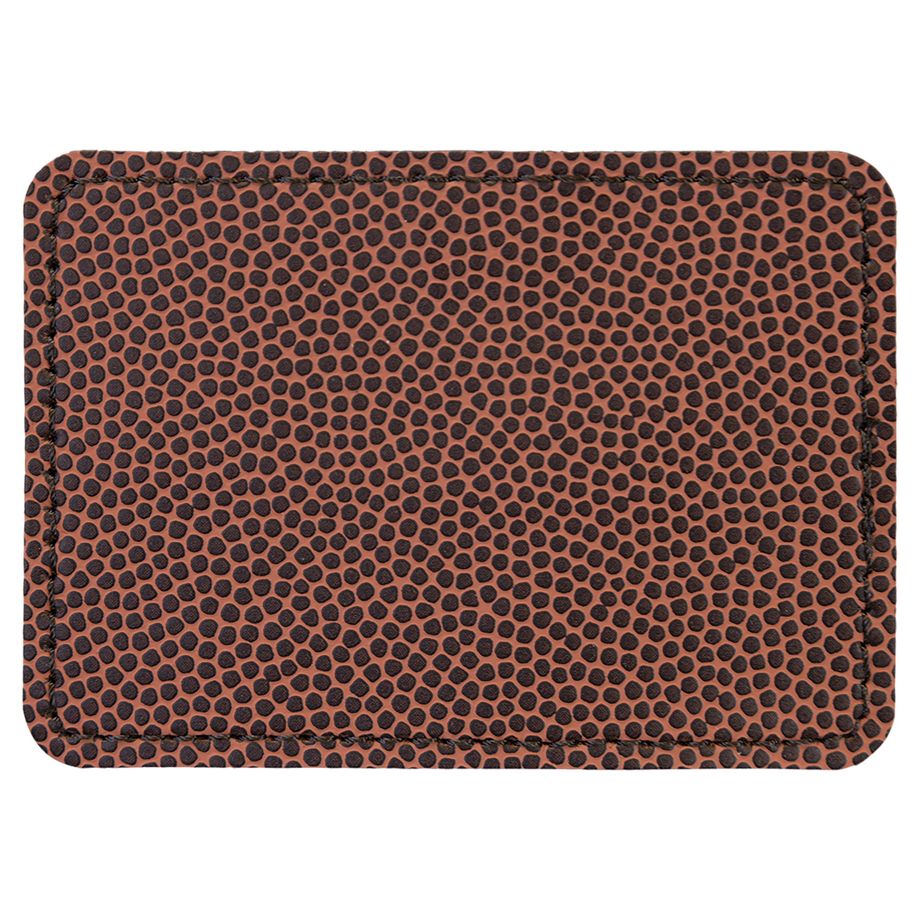 3.5" x 2.5" Football Rectangle Patch with Adhesive – item PTH215 image 2
