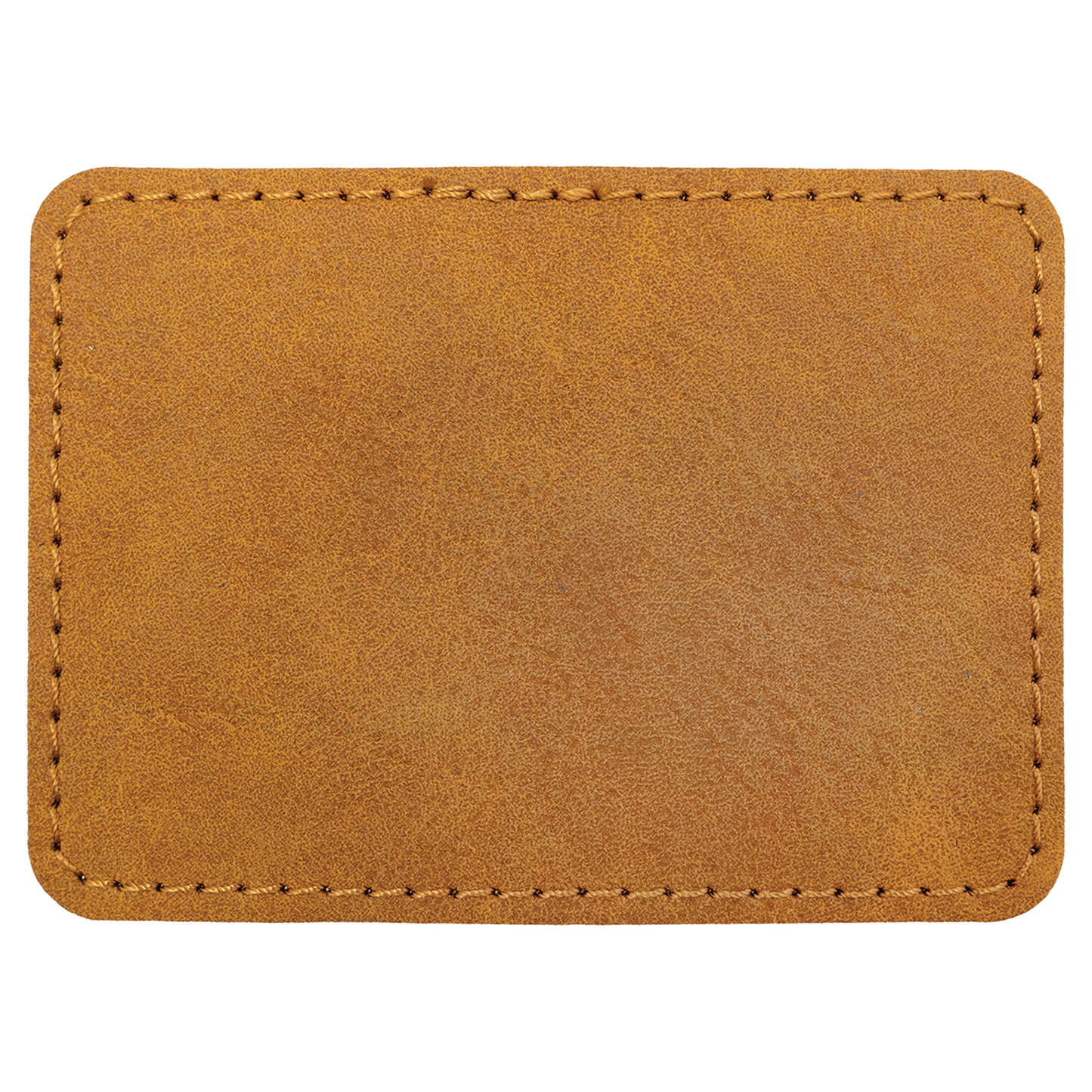 3.5" x 2.5" Light Rectangle Leatherette Patch Premier – item PTH287 image 3