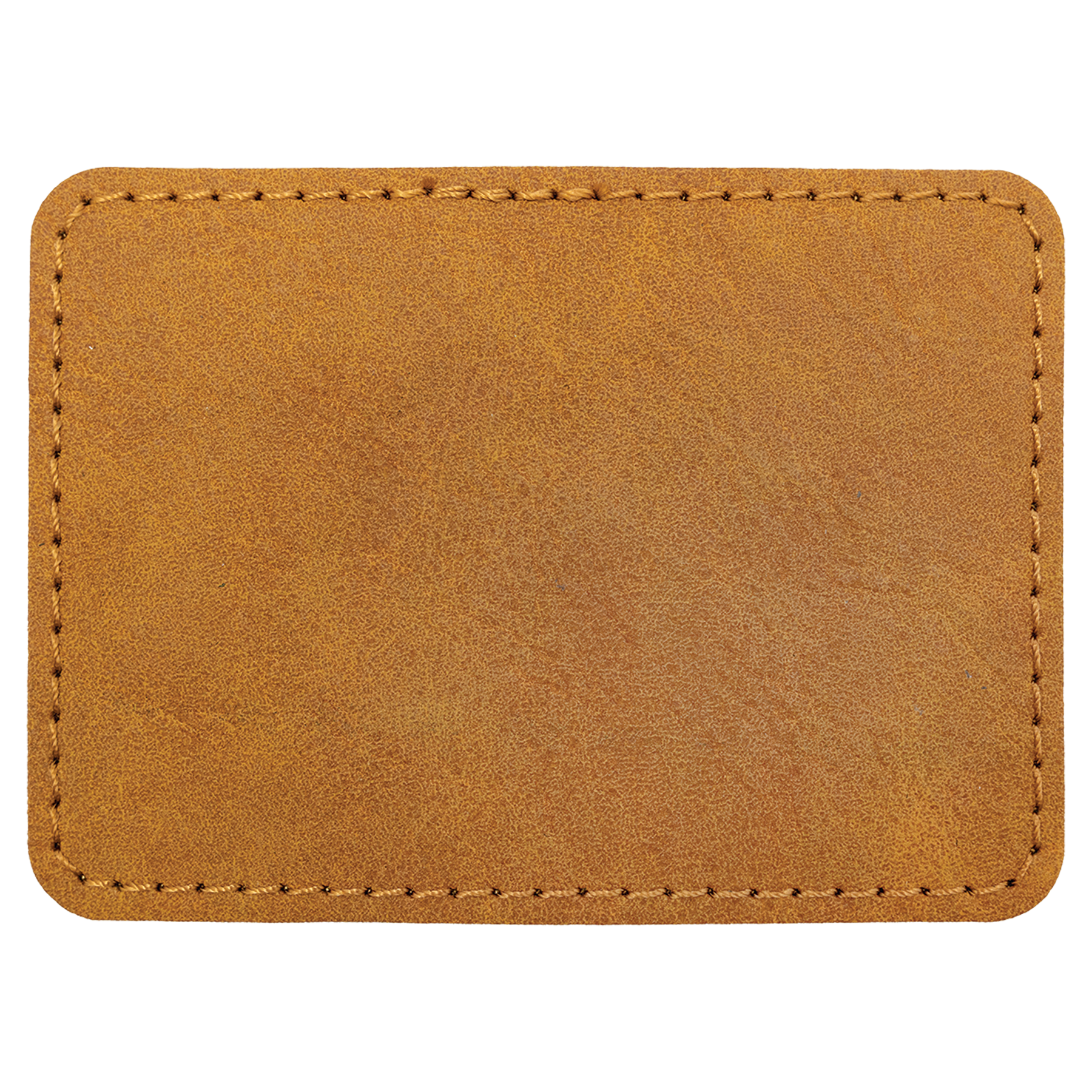 3.5" x 2.5" Light Rectangle Leatherette Patch Premier – item PTH287 image 3