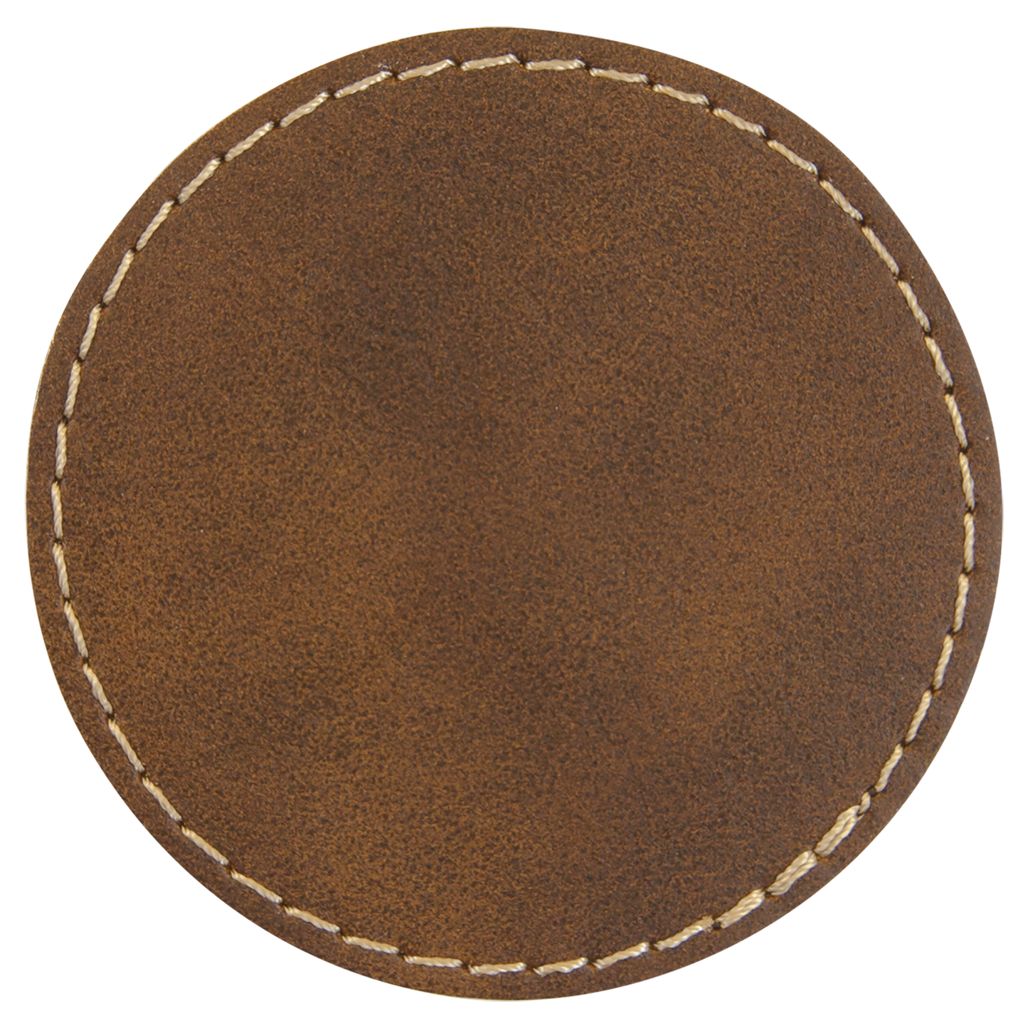 2.5" x 2.5" Rustic/Gold Round Patch with Adhesive – item PTH310 image 2