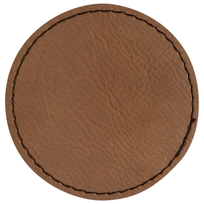 2.5" x 2.5" Round Leatherette Patch with Kota Pro – item PTH355 image 2