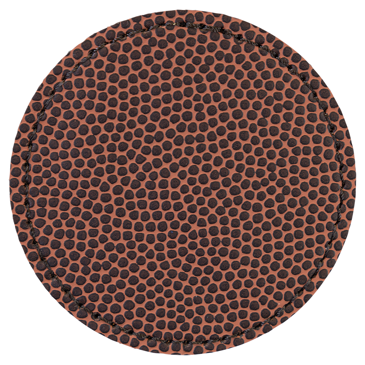 2.5" x 2.5" Football Round Leatherette Patch with Kota Pro – item PTH365 image 2