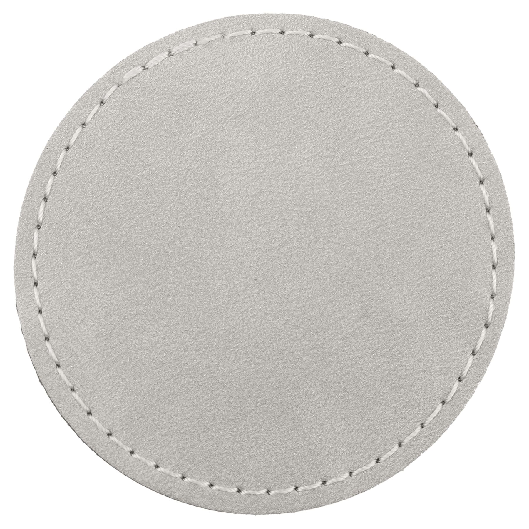 2.5" x 2.5" Light Round Leatherette Patch Premier – item PTH371 image 2