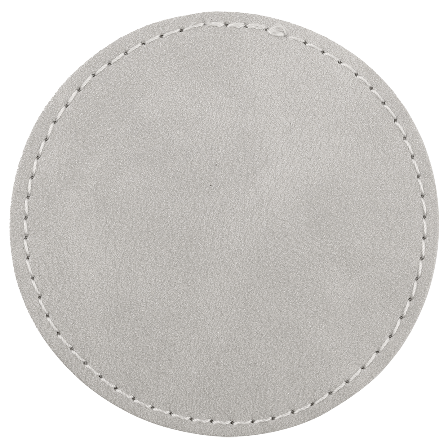 3" x 3" Light Round Leatherette Patch with Pro Premier – item PTH471 image 2
