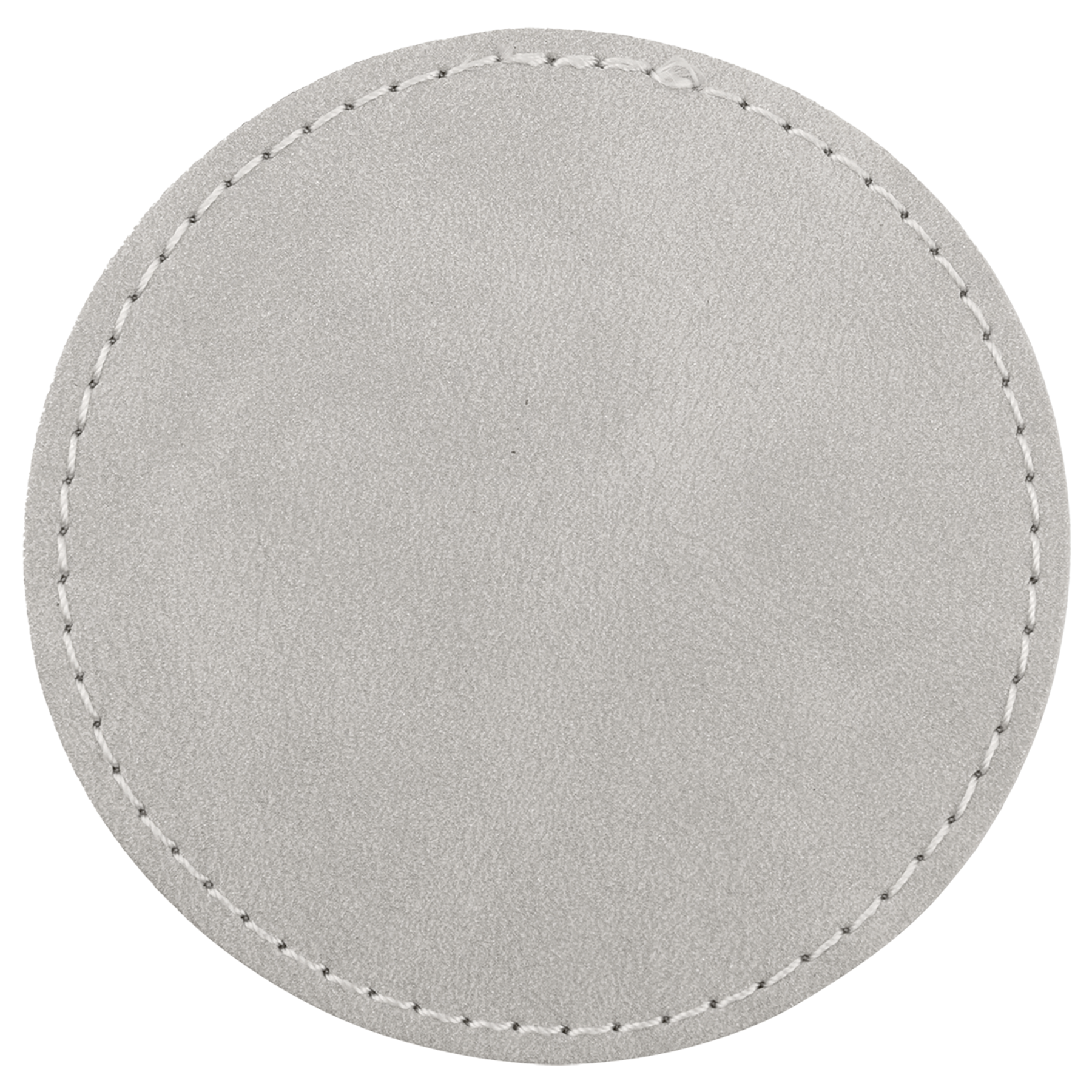 3" x 3" Light Round Leatherette Patch with Pro Premier – item PTH471 image 2