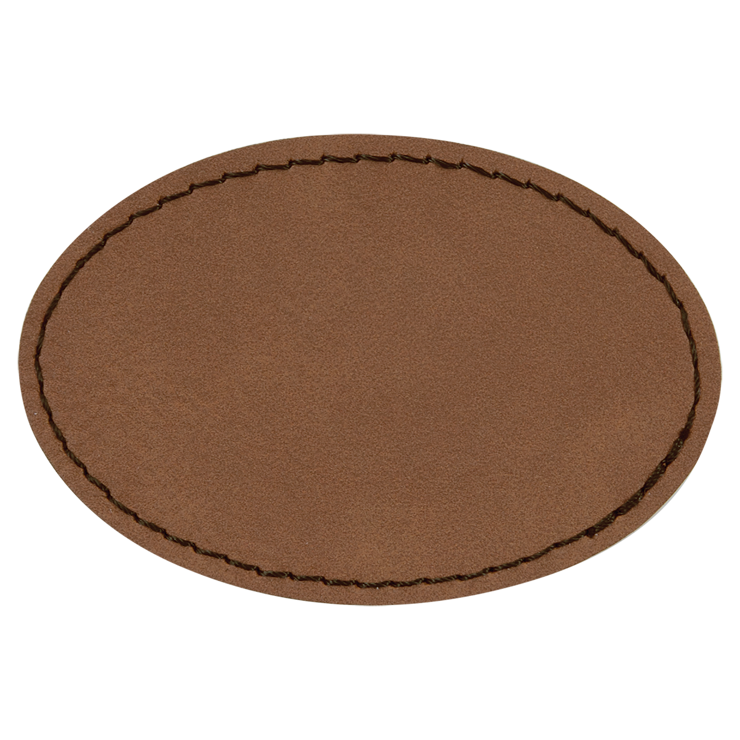 3" x 2" Oval Leatherette Patch with Pro Adhesive – item PTH555 image 2