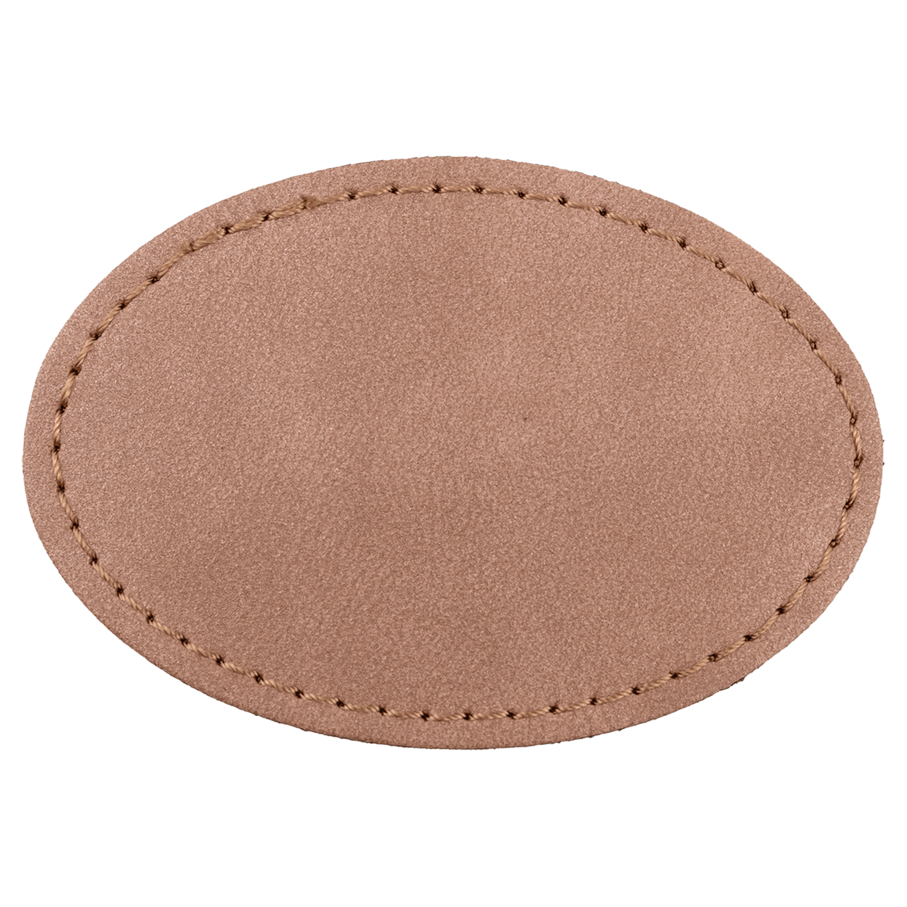 3" x 2" Blush Oval Leatherette Patch with Kota Pro Premier – item PTH570 image 3