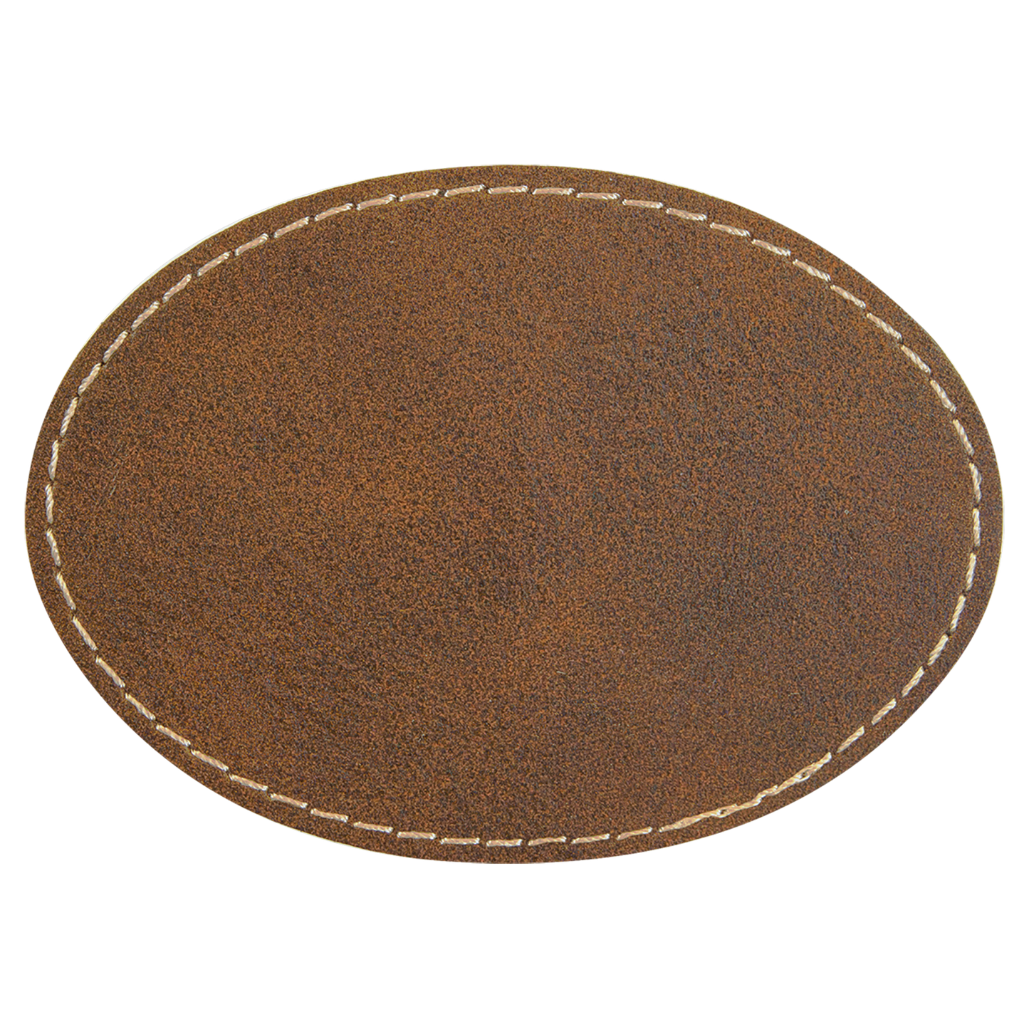 3.5" x 2.5" /Gold Oval Leatherette Patch with Kota Pro – item PTH660 image 2