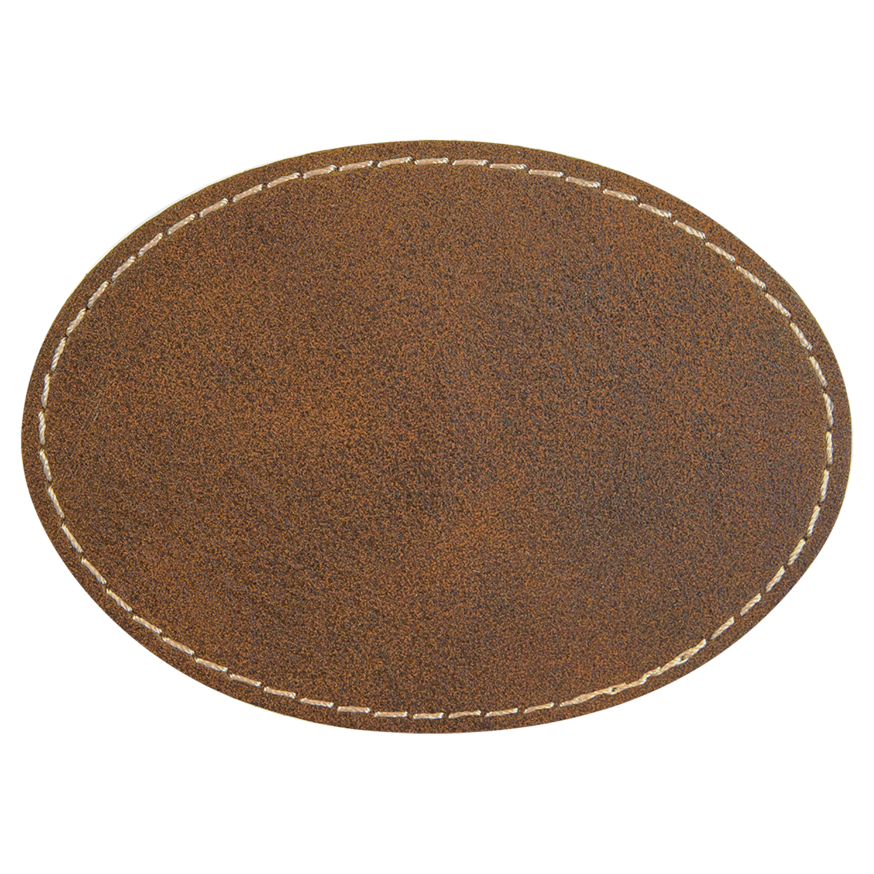 3.5" x 2.5" /Gold Oval Leatherette Patch with Kota Pro – item PTH660 image 2