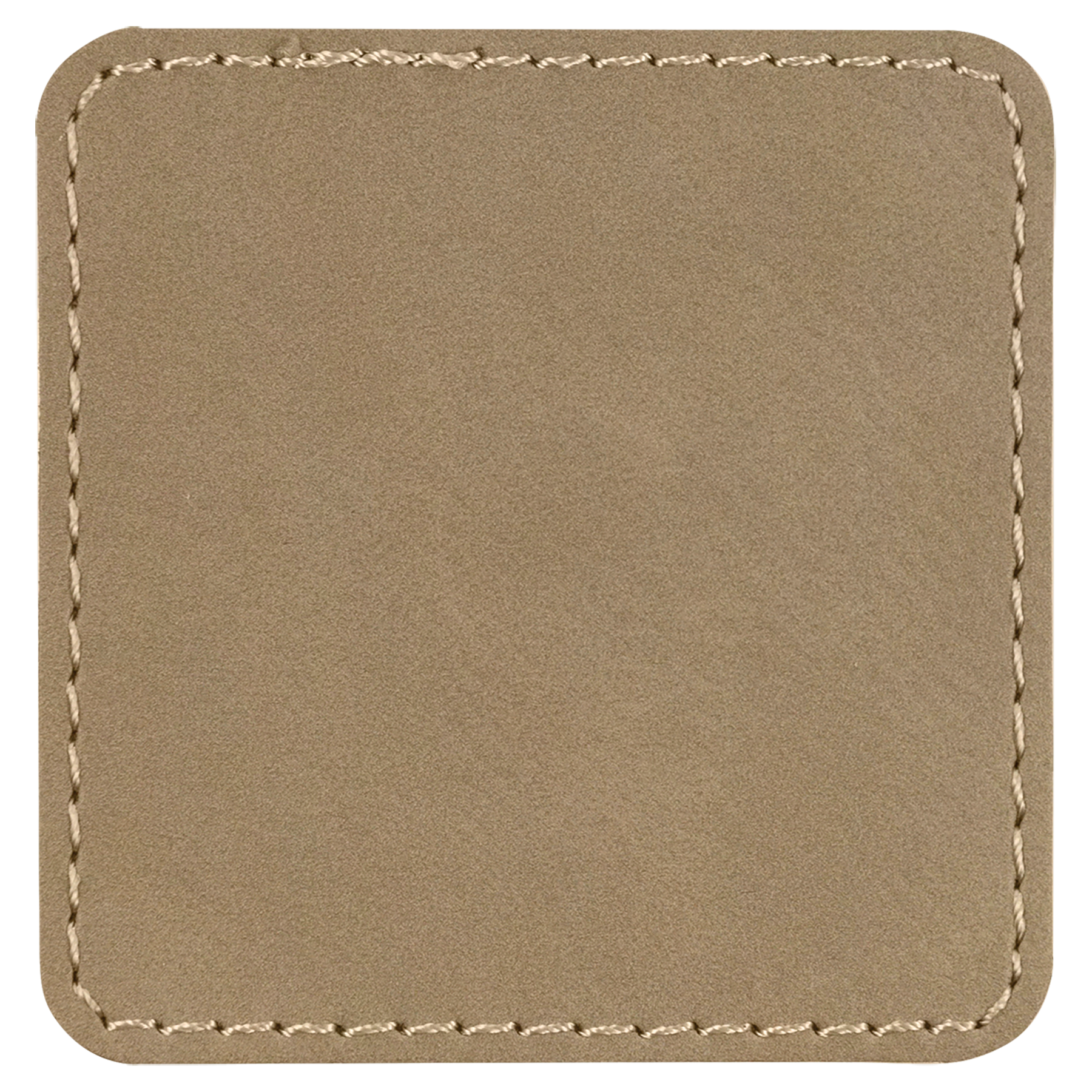 2.5" x 2.5" Light Brown Square Patch with Adhesive – item PTH701 image 3
