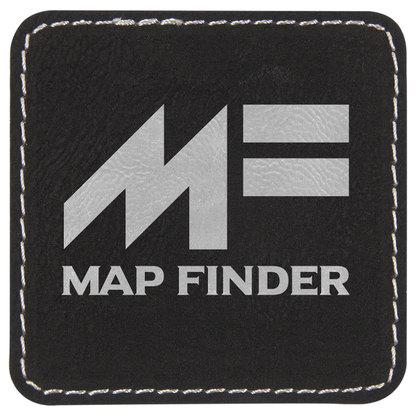 2.5" x 2.5" Black/Silver Square Patch with Adhesive – item PTH703 image 4