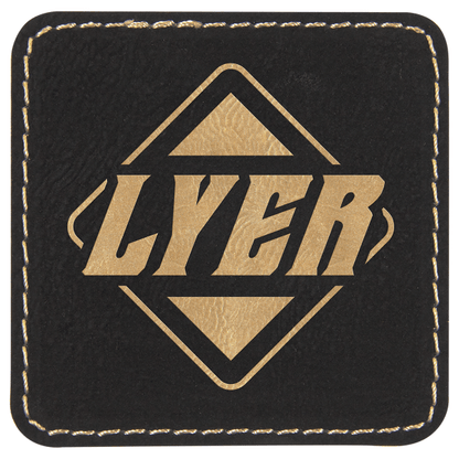 2.5" x 2.5" /Gold Square Patch with Adhesive – item PTH706 image 3