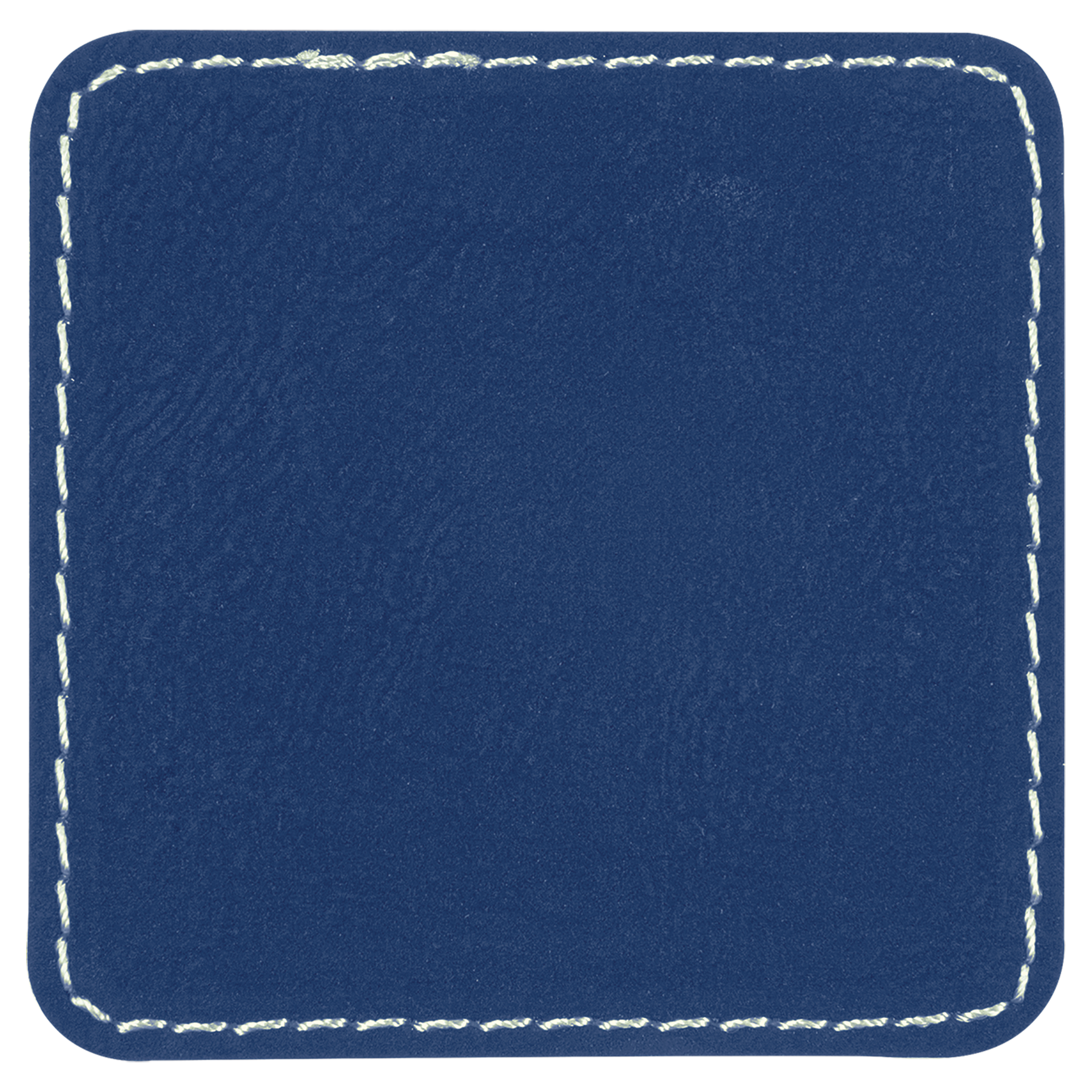 2.5" x 2.5" Blue/Silver Square Patch with Adhesive – item PTH709 image 2