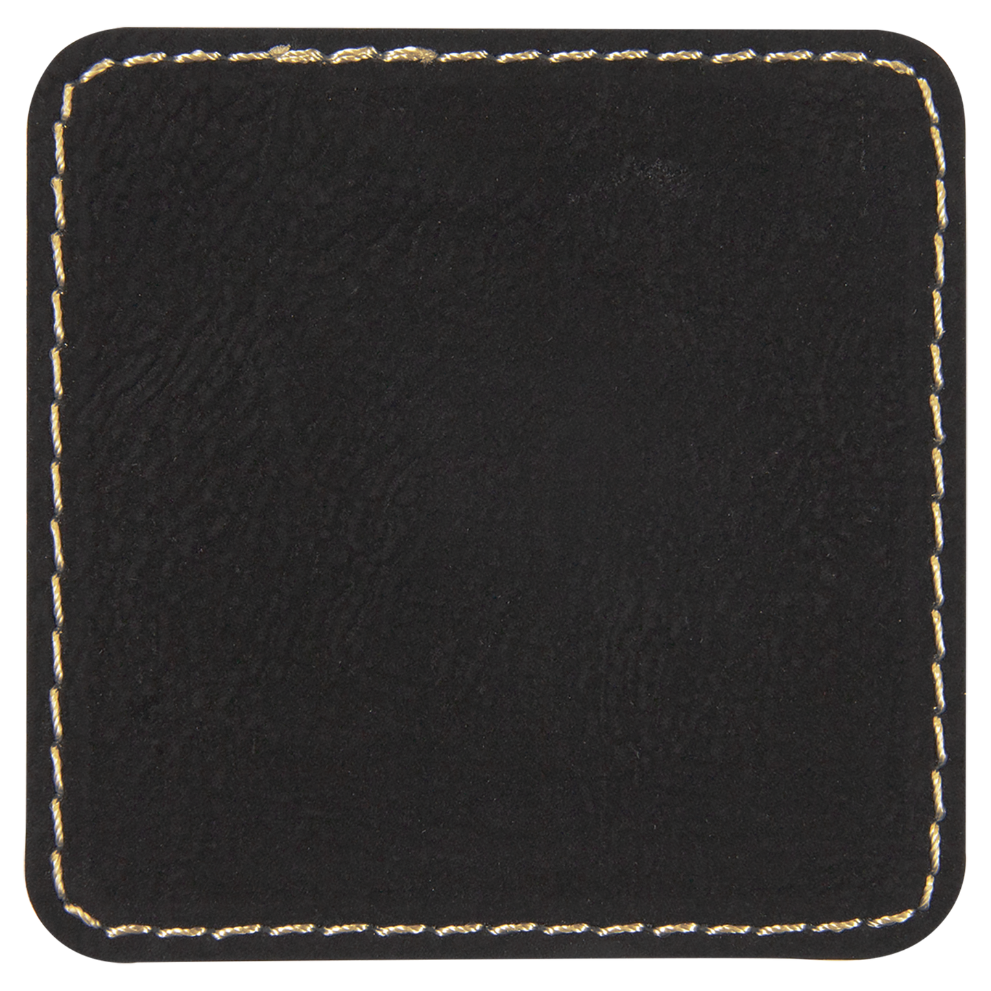 2.5" x 2.5" /Gold Square Leatherette Patch with Pro – item PTH756 image 2