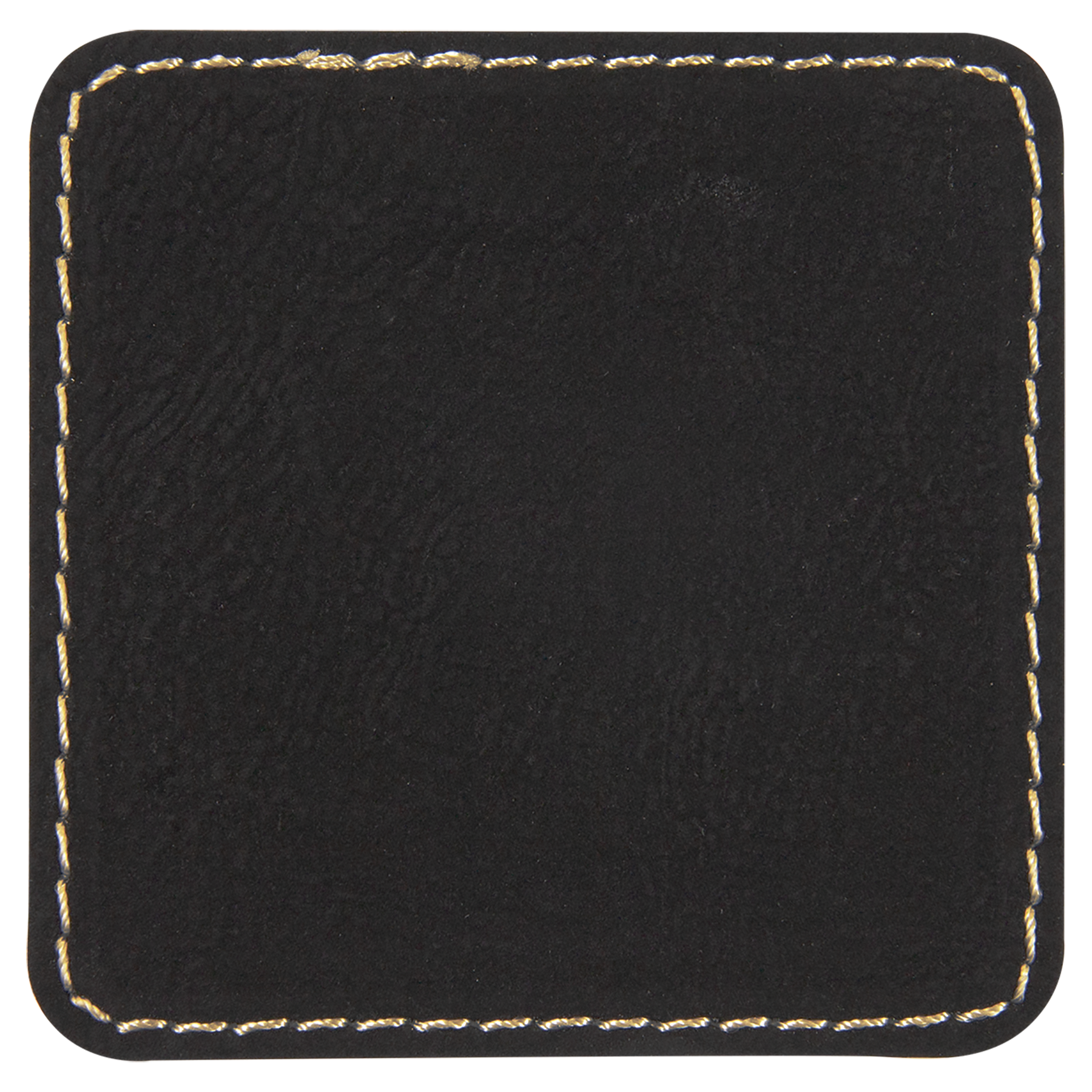 2.5" x 2.5" /Gold Square Leatherette Patch with Pro – item PTH756 image 2