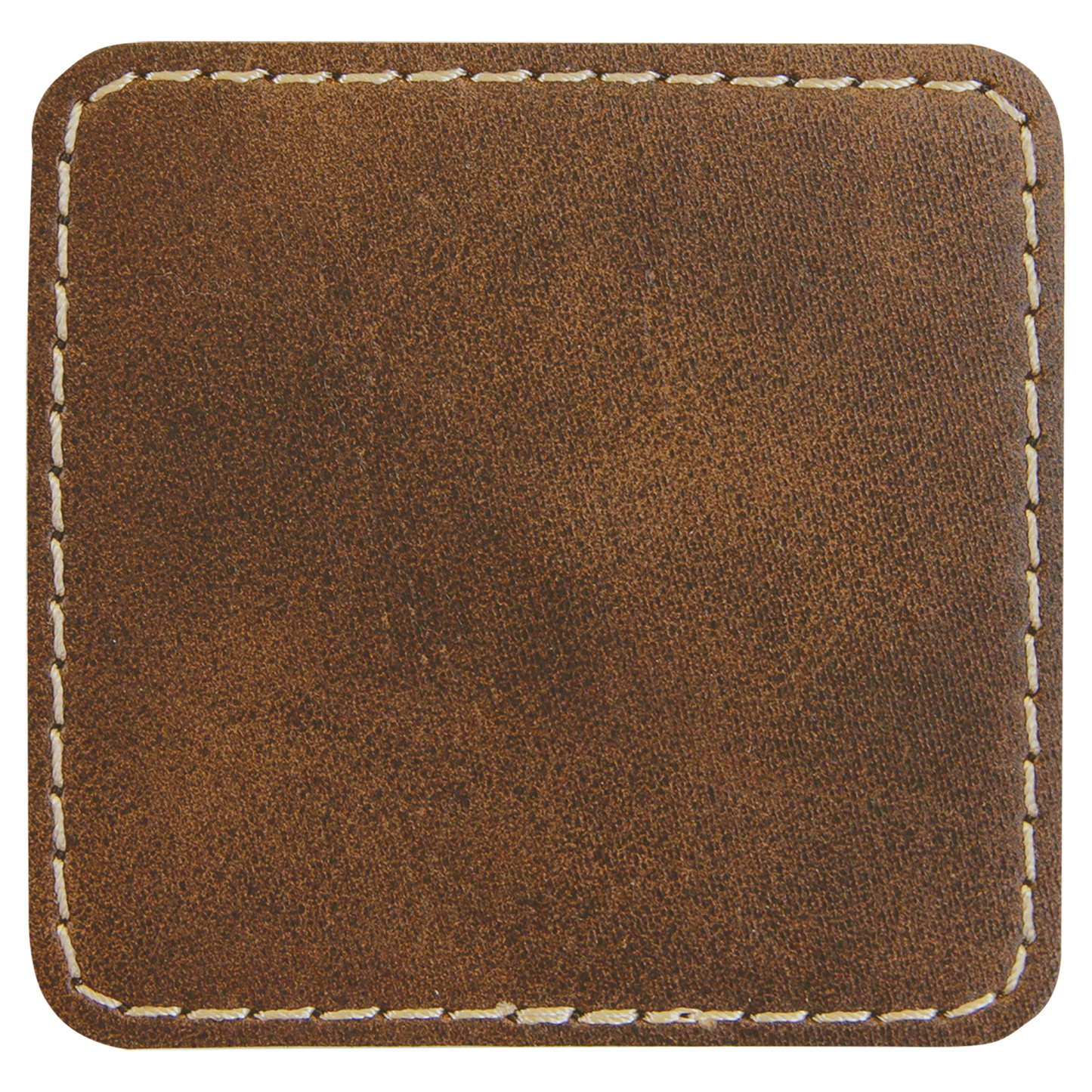 2.5" x 2.5" /Gold Square Leatherette Patch with Pro – item PTH760 image 2