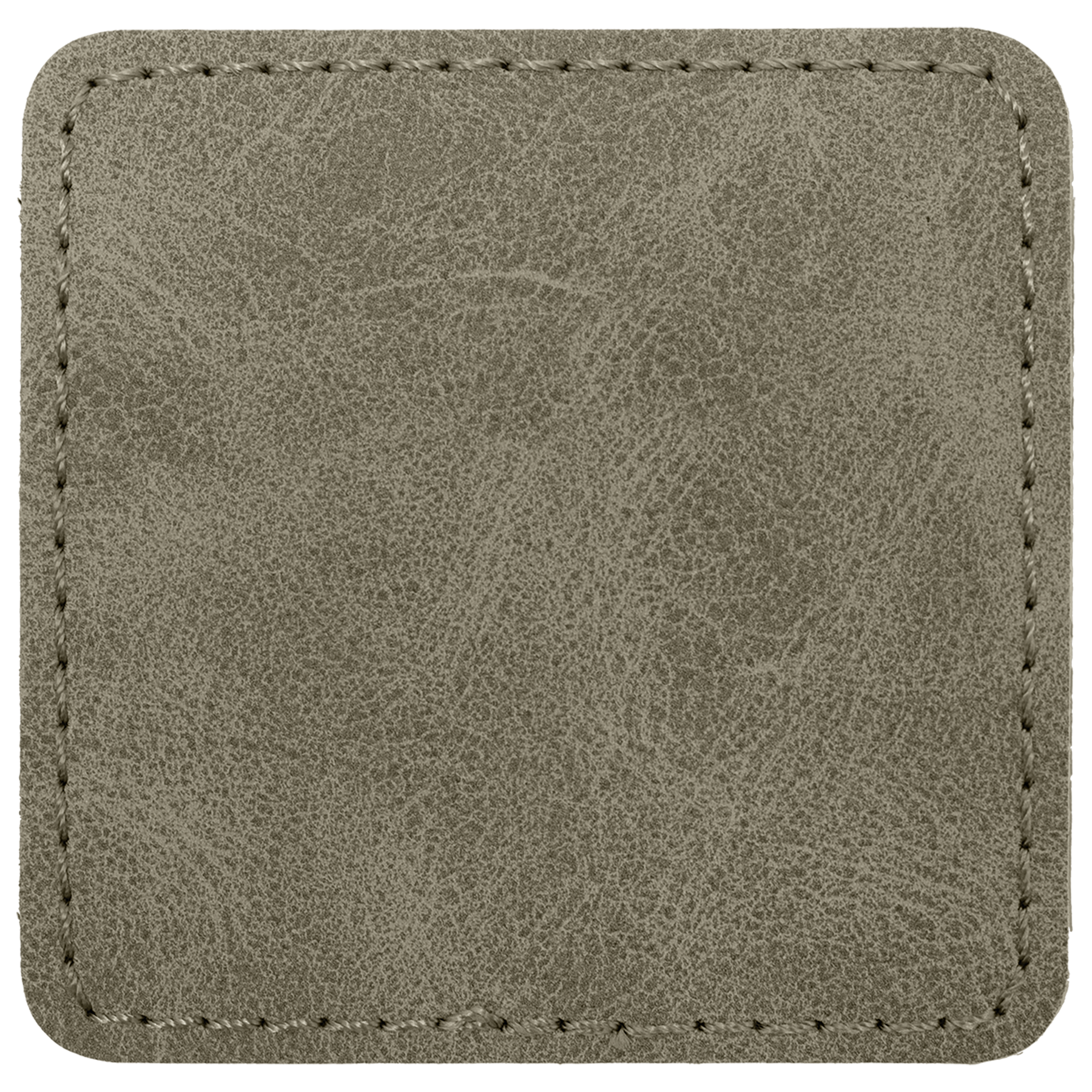 2.5" x 2.5" Light Green Square Leatherette Patch Premier – item PTH775 image 2